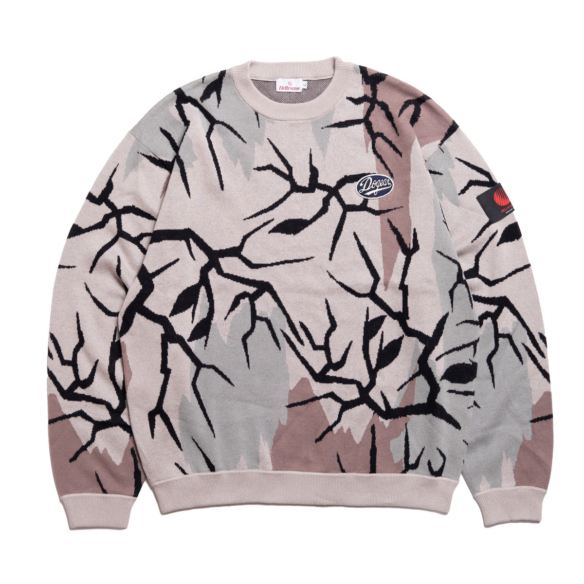CITY TREE CAMO KNIT SWEATER