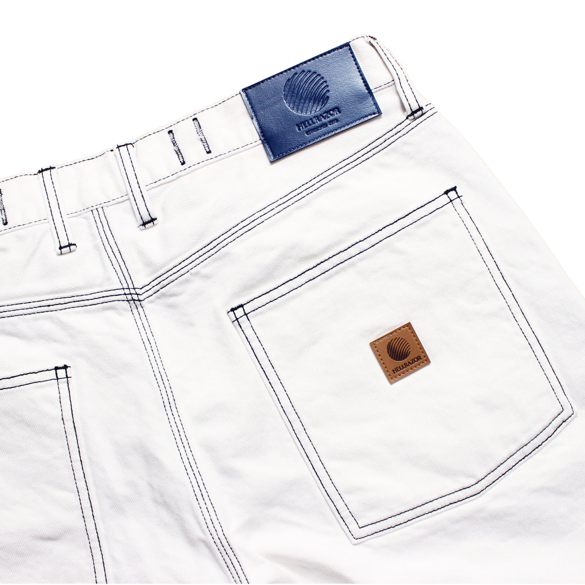 BAGGIE COLOR DENIM SHORTS