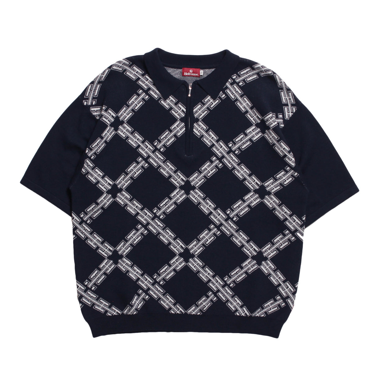 H CHAIN POLO KNIT