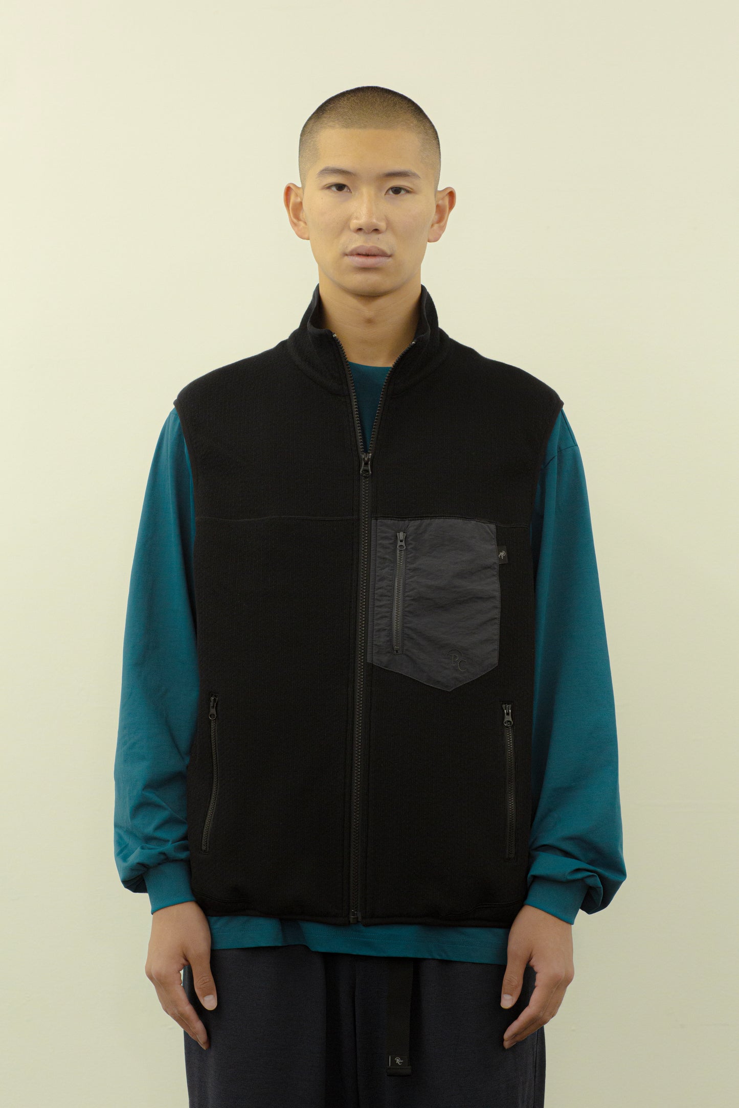 SWEAT ZIP VEST