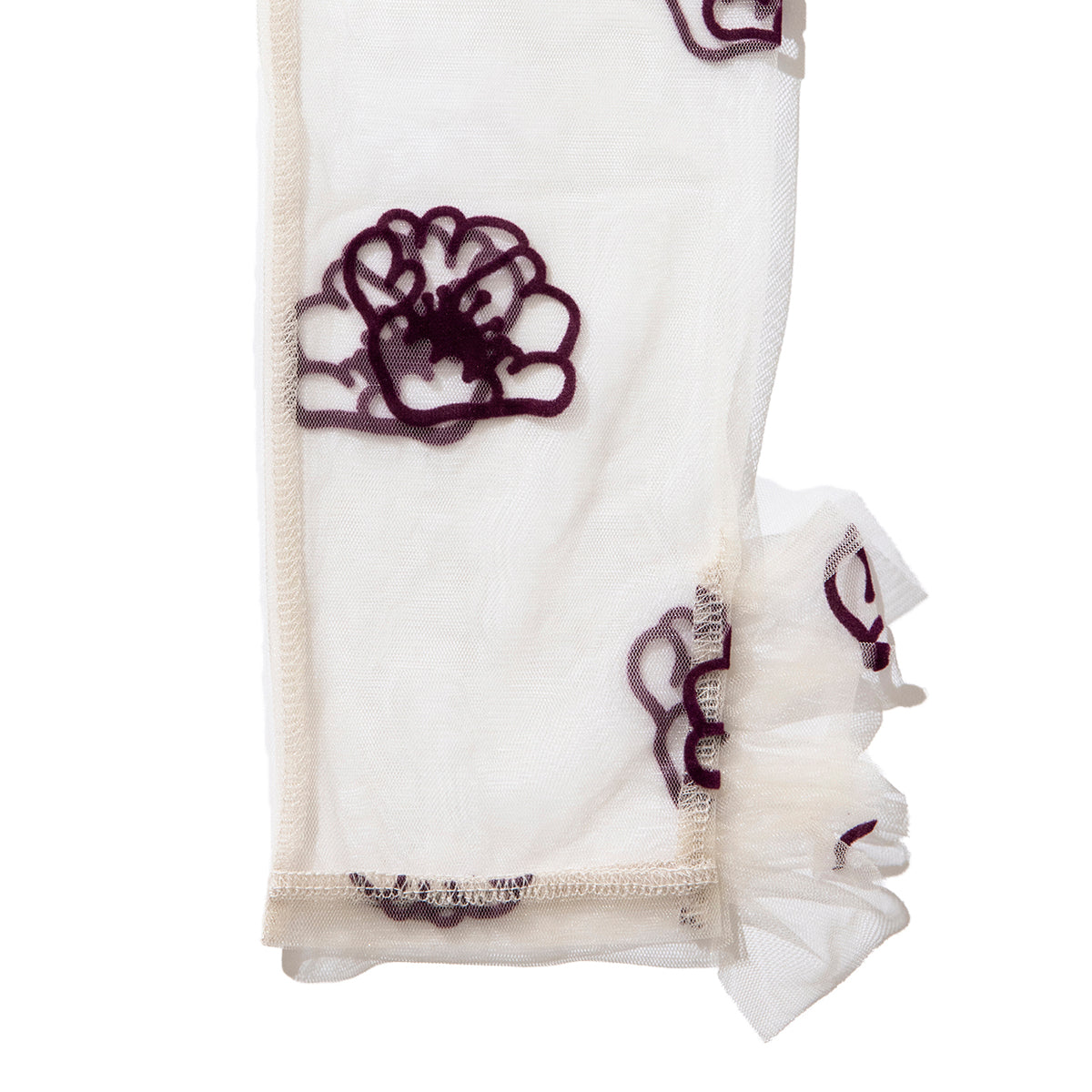 tulle top shell flower