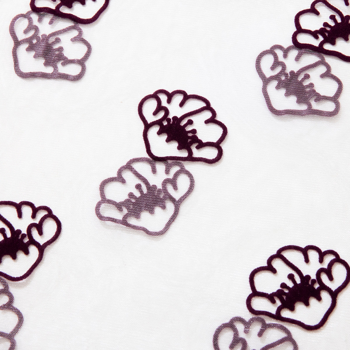 tulle top shell flower