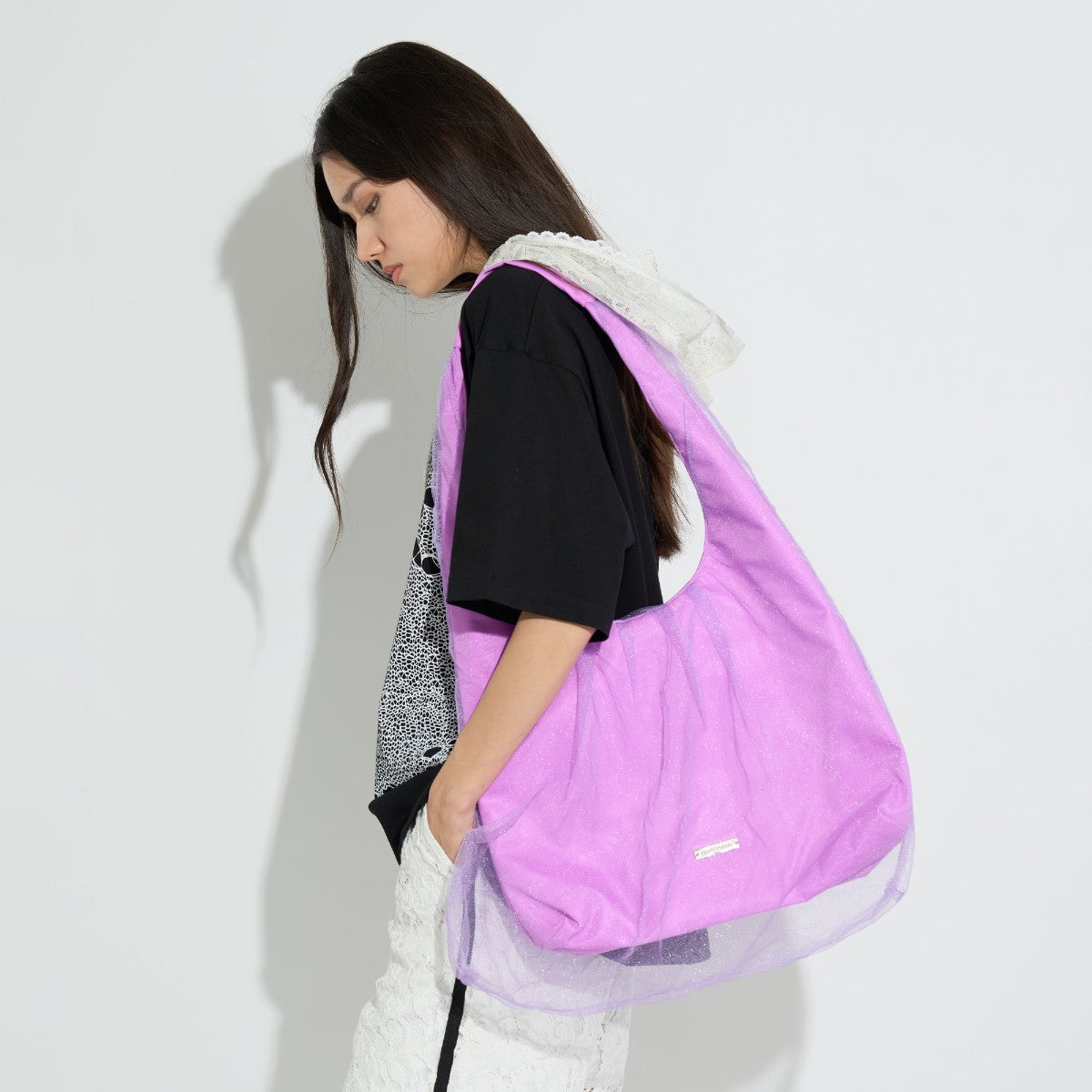 TULLE GATHER BAG