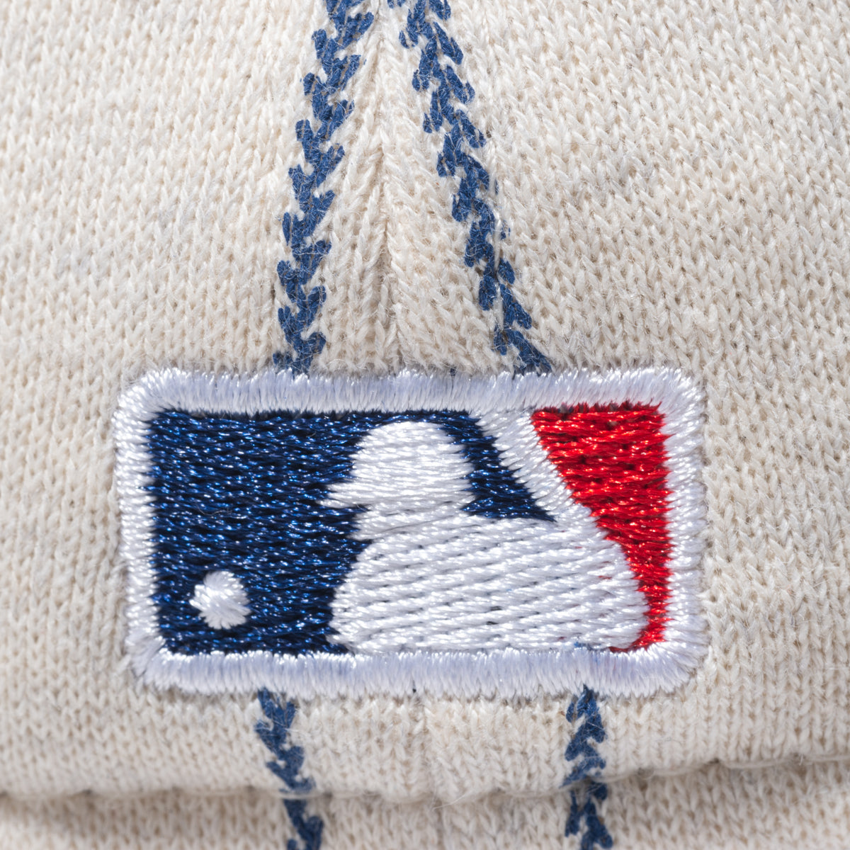 LOS ANGELES DODGERS OATMEAL HEATHER PINSTRIPE 59FIFTY