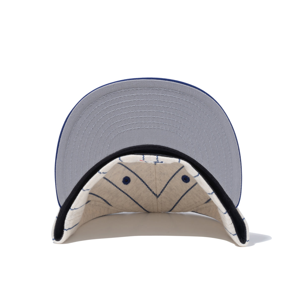 LOS ANGELES DODGERS OATMEAL HEATHER PINSTRIPE 59FIFTY