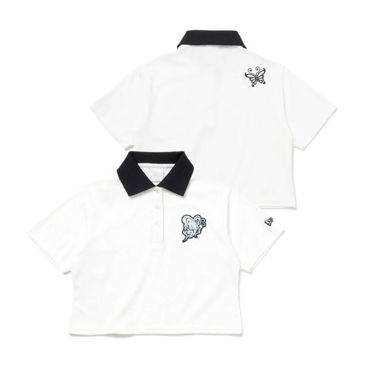 NEW ERA X ANNA SUI WOMEN'S PILE POLO SHIRT
