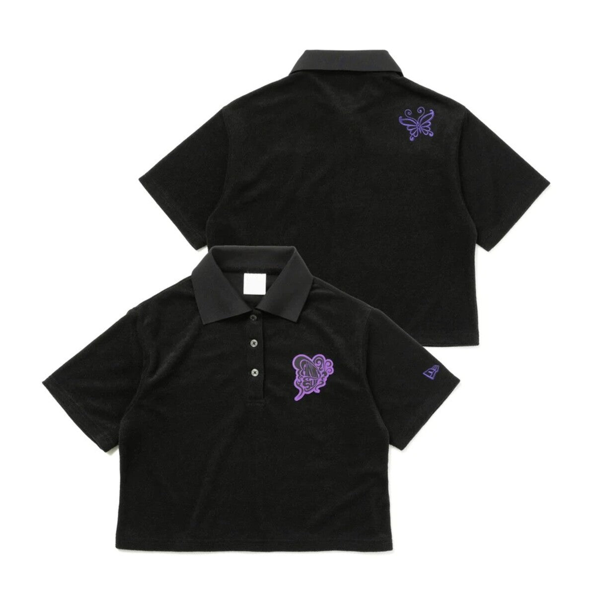 NEW ERA X ANNA SUI WOMEN'S PILE POLO SHIRT