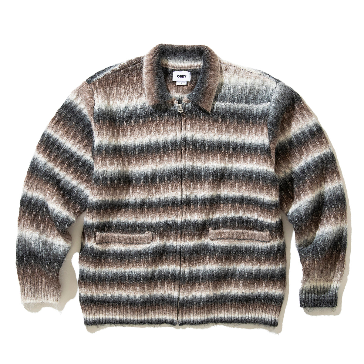 REGGIE ZIP UP CARDIGAN