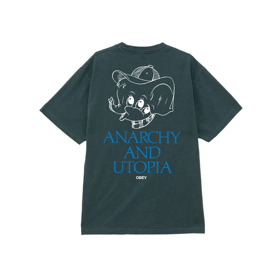 OBEY ANARCHY & UTOPIA PIGMENT T-SHIRT