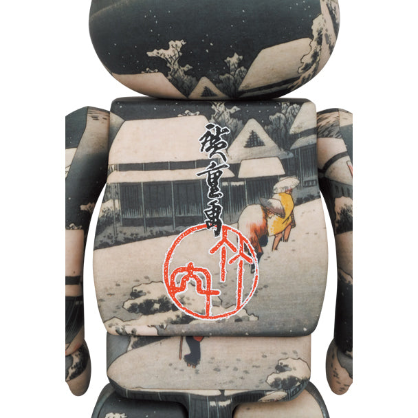 東京国立博物館 BE@RBRICK 歌川広重「東海道五十三次」蒲原 100% & 400%
