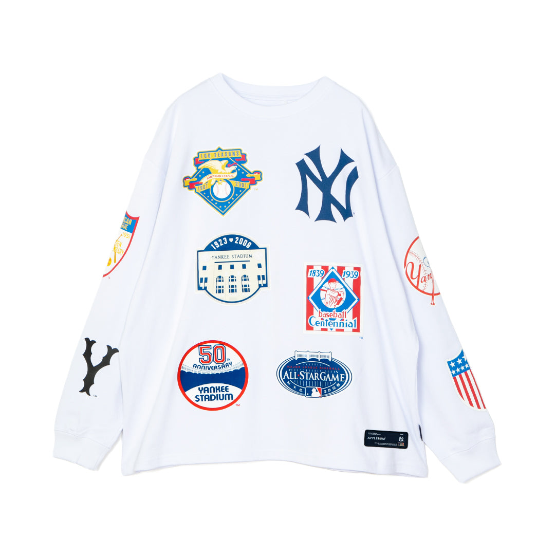 "New York Yankees" Wappen L/S T-shirt