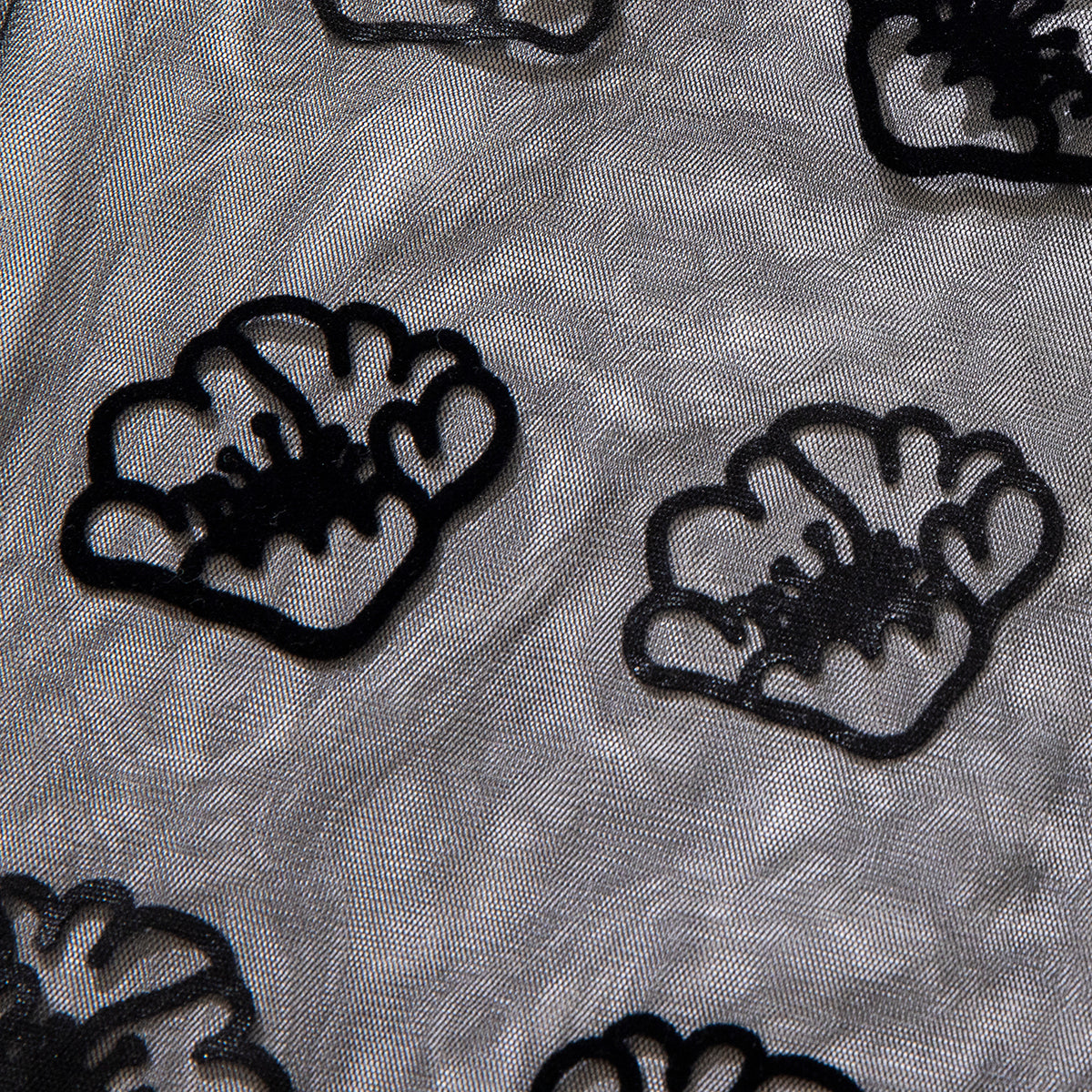 tulle top shell flower