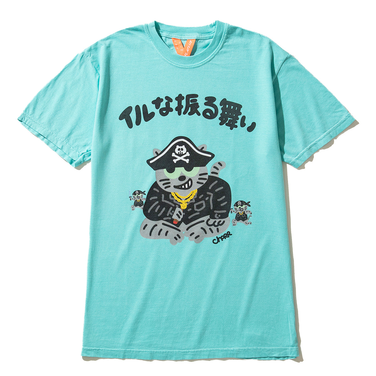 Charr Morita x FLATLUX - Nyanpiece Tee