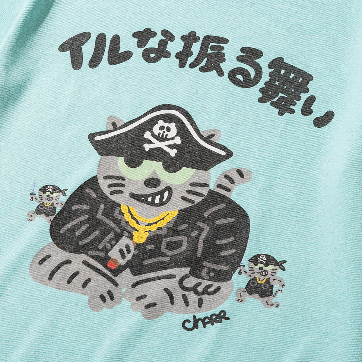 Charr Morita x FLATLUX - Nyanpiece Tee