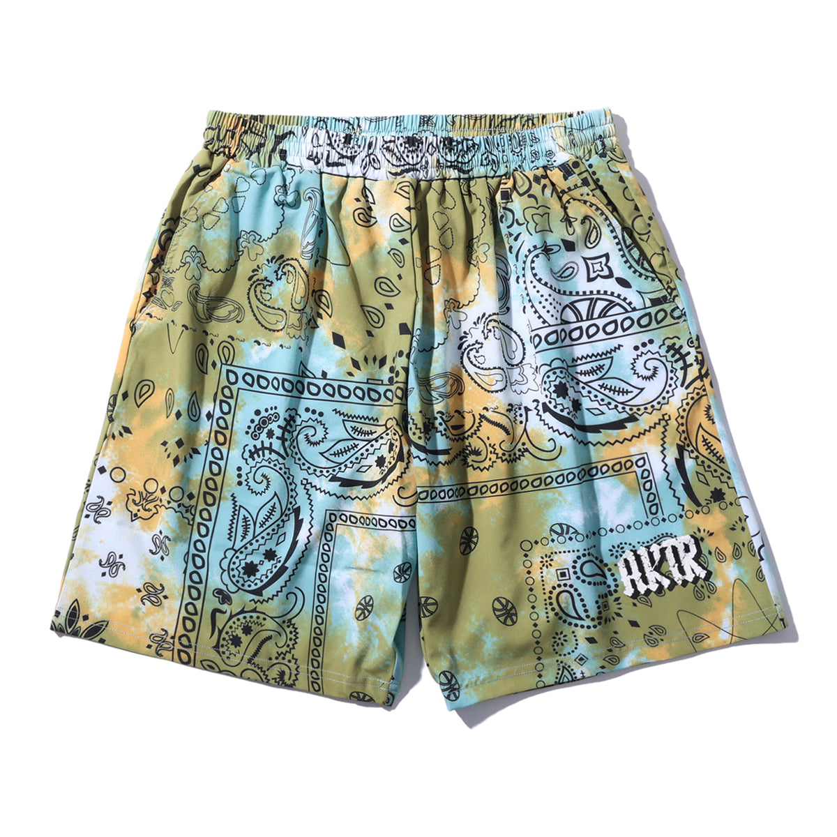 PAISLEY TIE DYE 6.5-INCH SHORTS