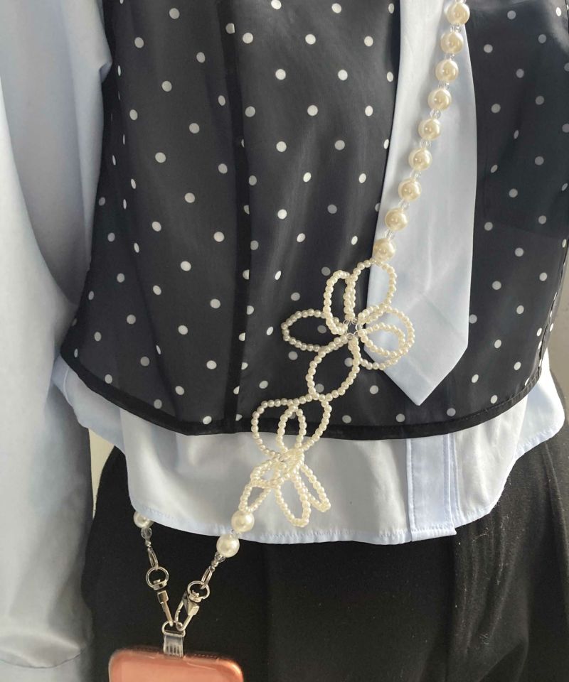 Flower Beads Mobile Shoulder