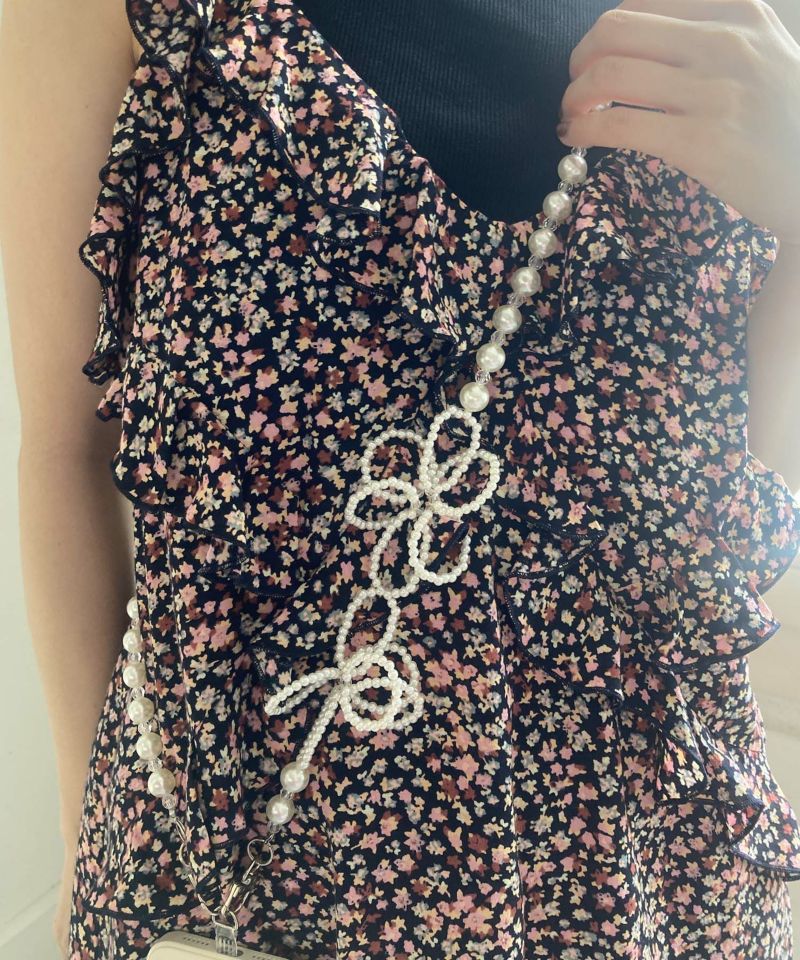 Flower Beads Mobile Shoulder