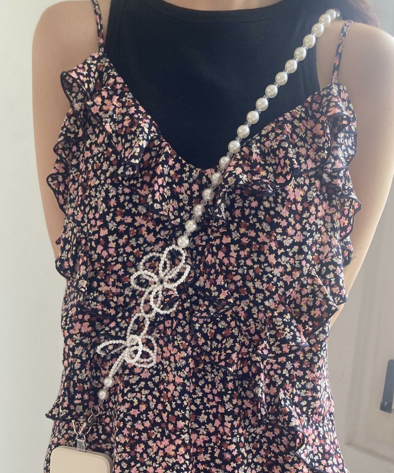 Flower Beads Mobile Shoulder