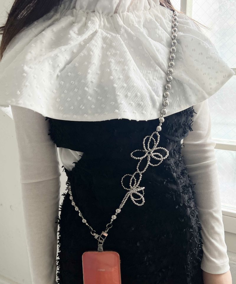 Flower Beads Mobile Shoulder