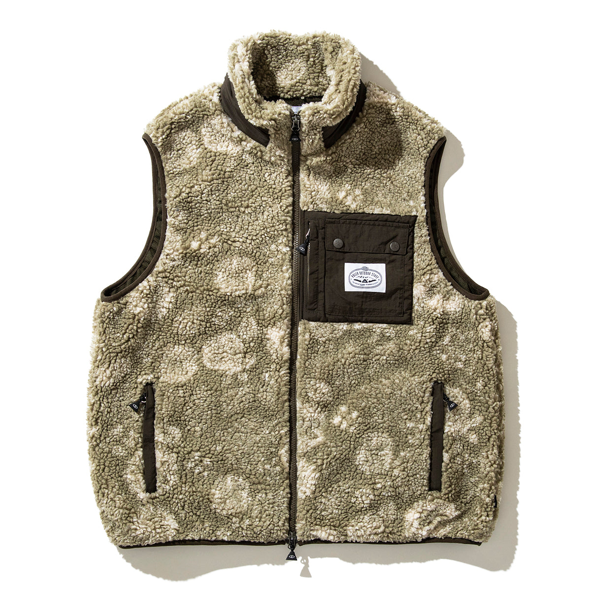 JACQUARD SHERPA VEST