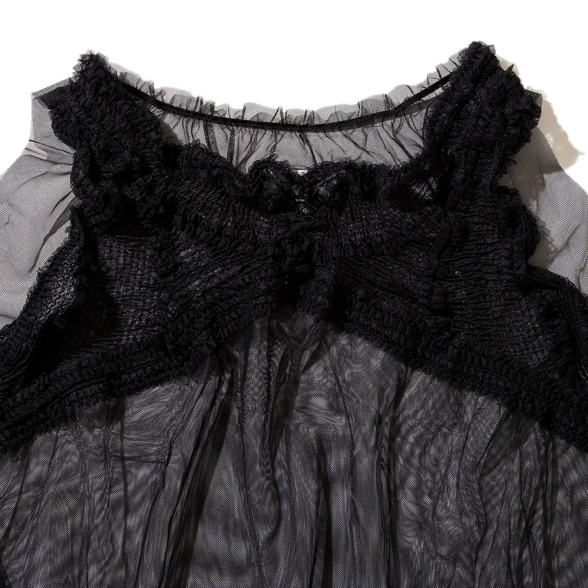 EMBROIDARY TULLE DRESS