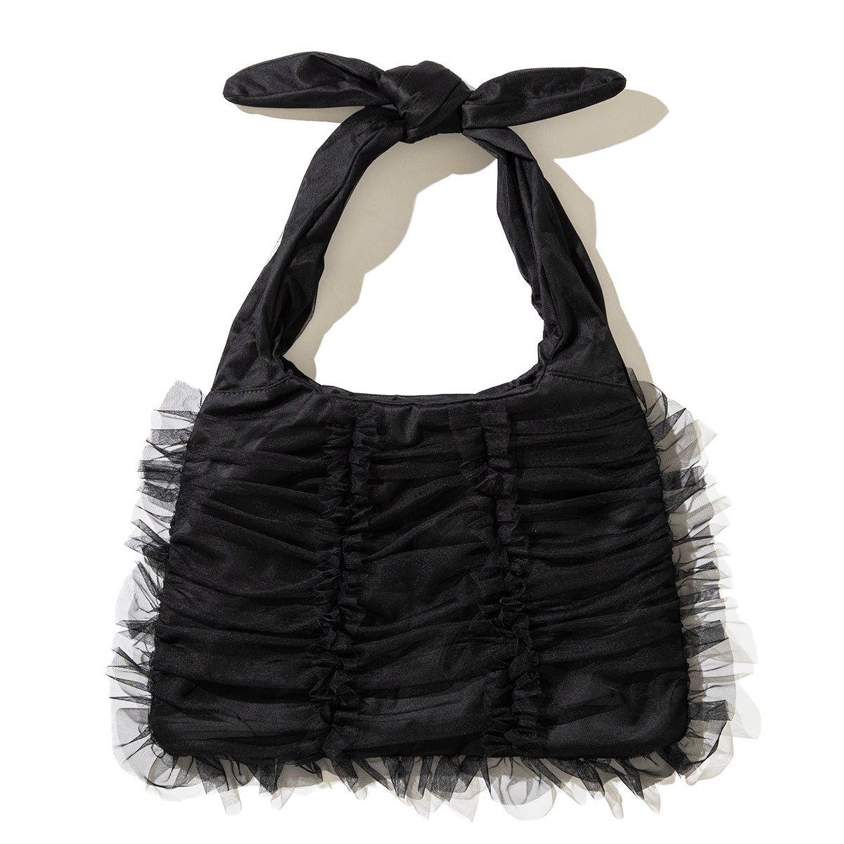Wide Tulle Tote