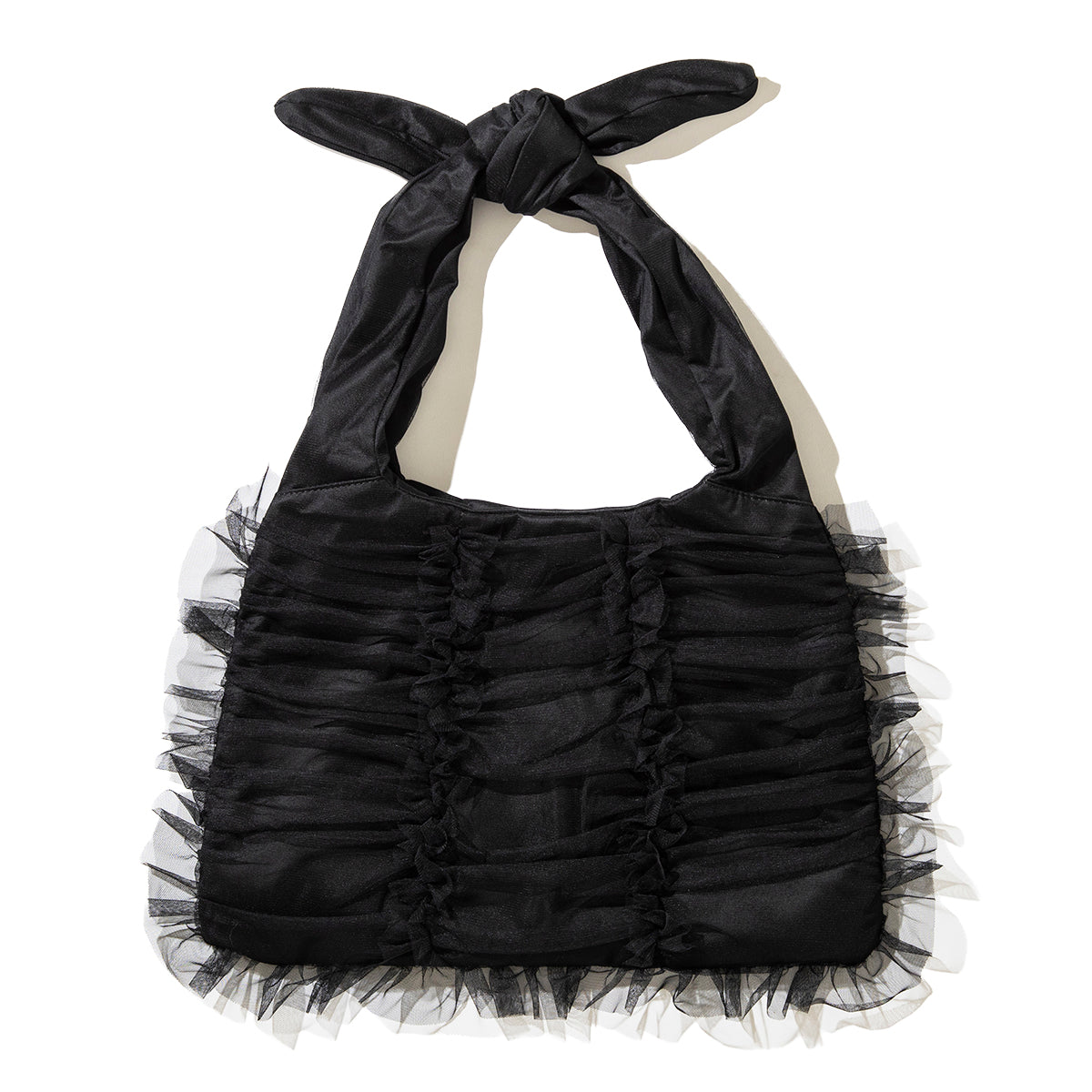 Wide Tulle Tote