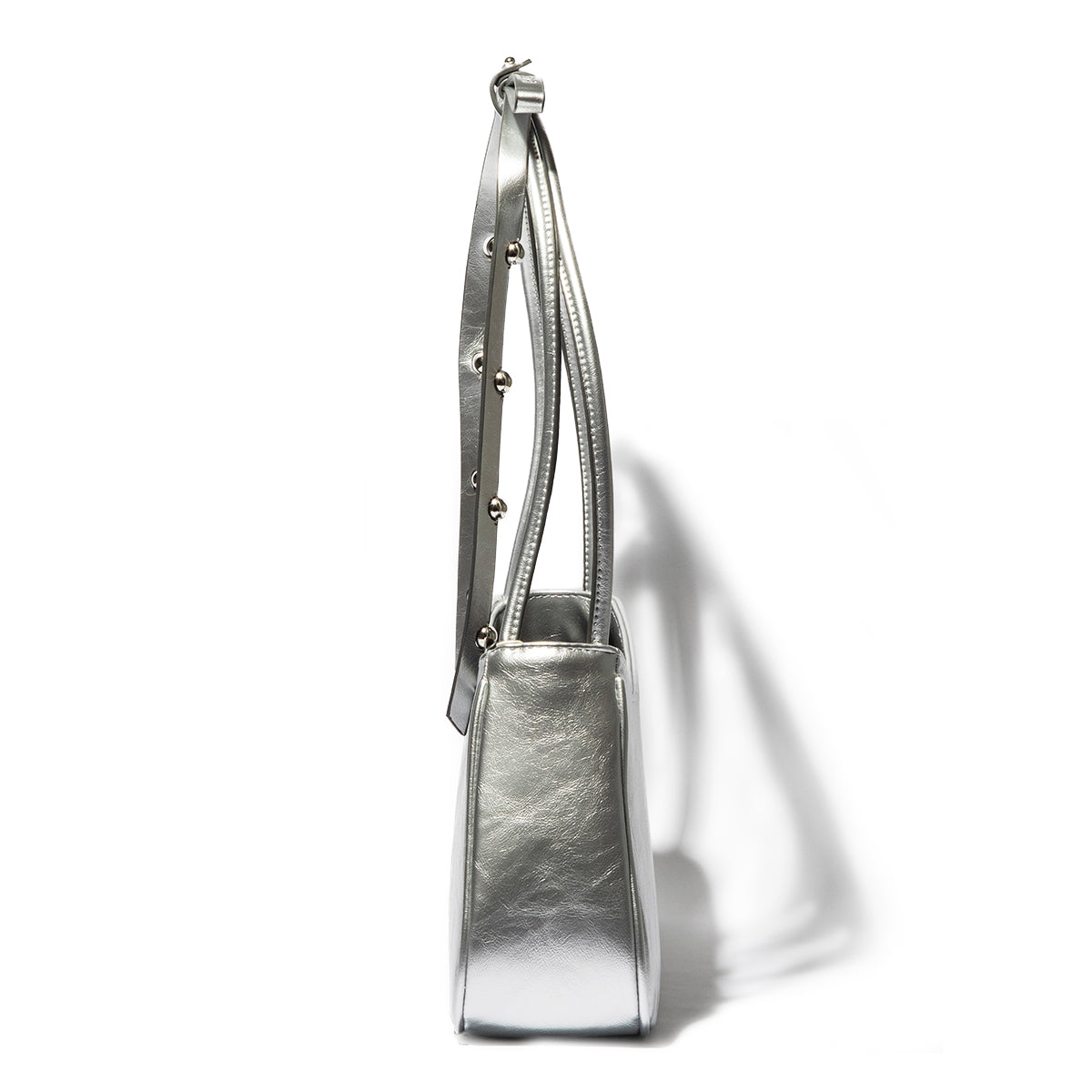 Shoulder Ribbon Enamel Bag