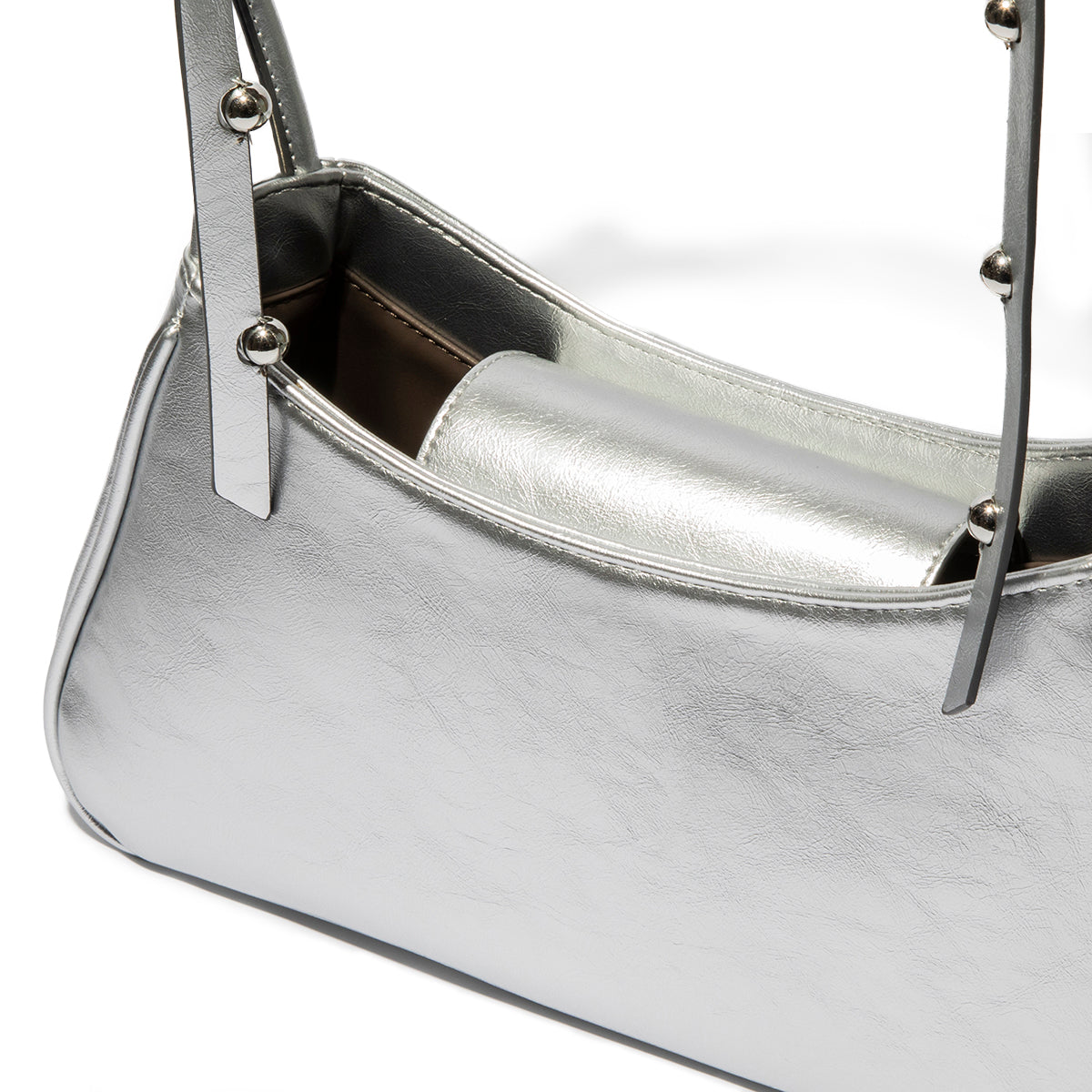 Shoulder Ribbon Enamel Bag