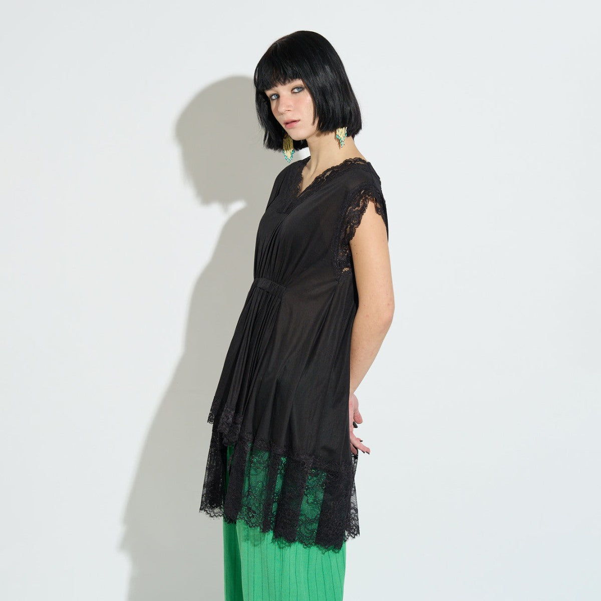 Irregular Hem Doll Tunic