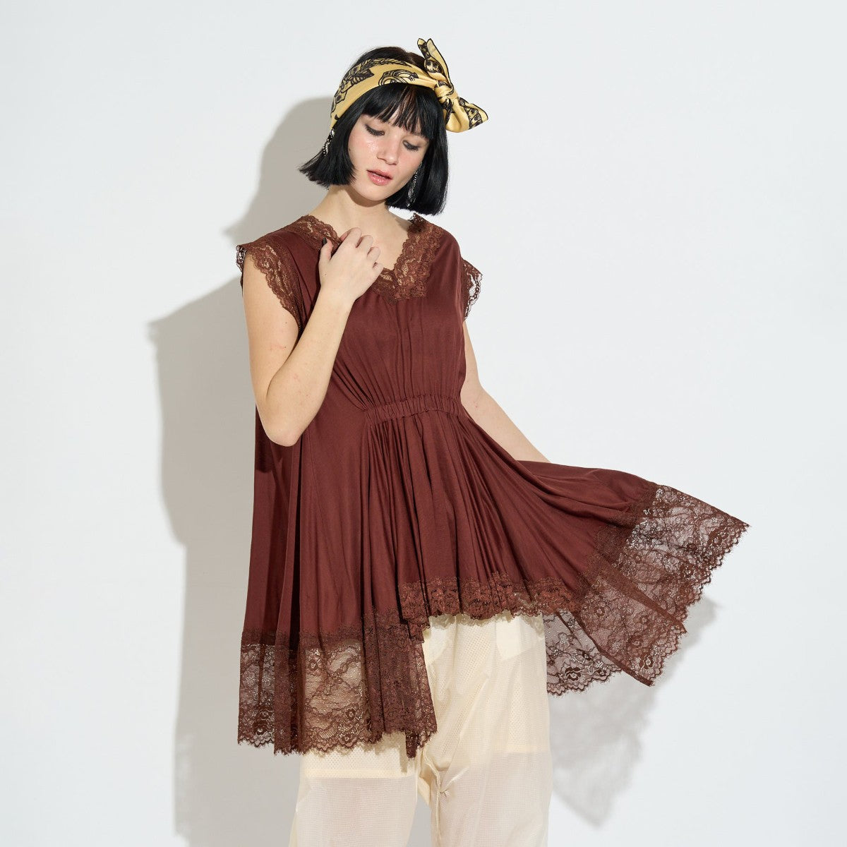 Irregular Hem Doll Tunic