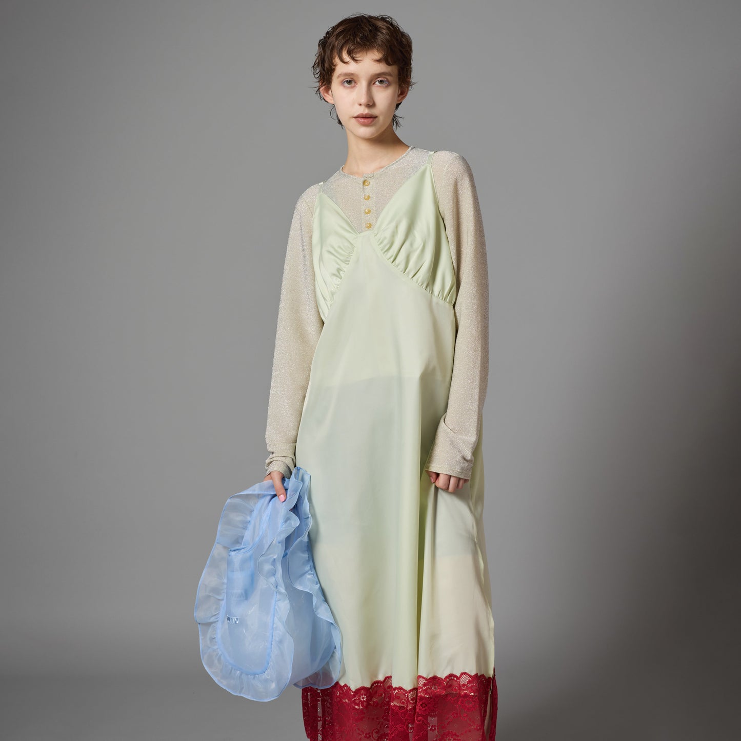 SHEER FRILL BAG