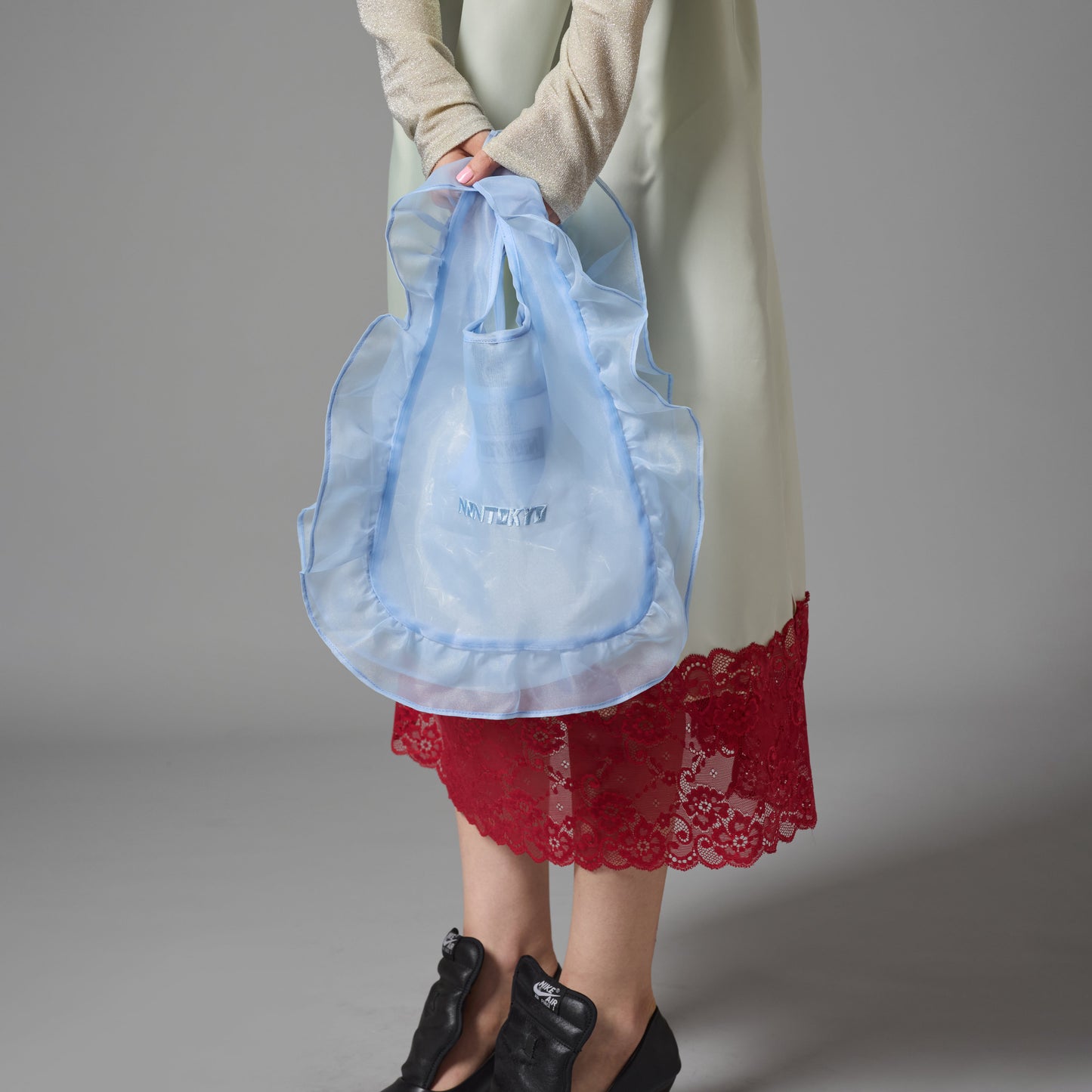 SHEER FRILL BAG