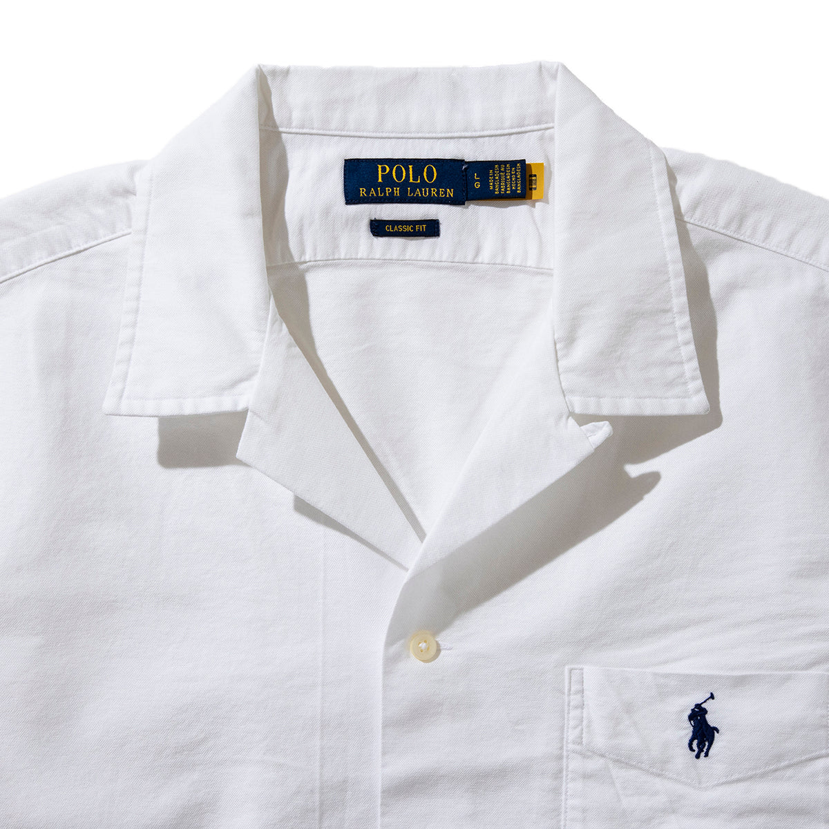 CLASSIC FIT OXFORD CAMP SHIRT