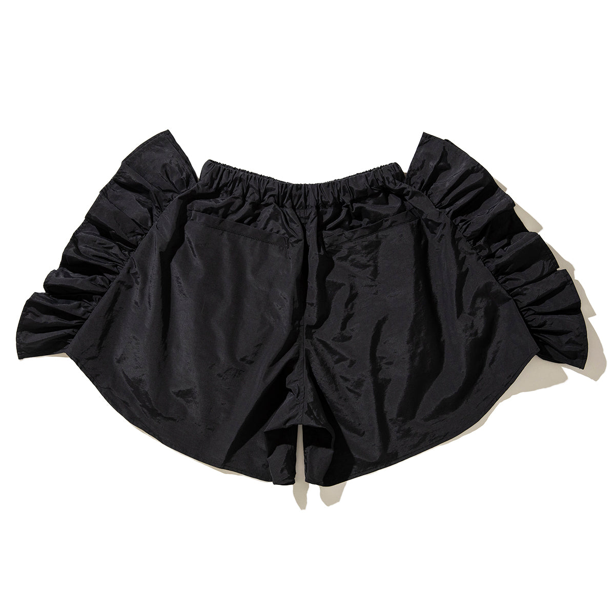 FRILL TRACK SHORTS