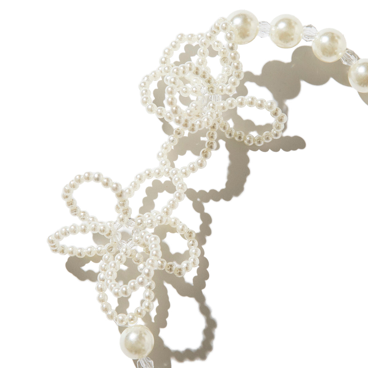 Flower beads hand strap