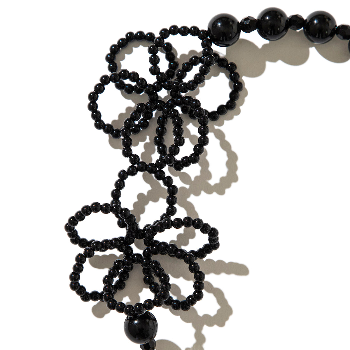 Flower beads hand strap