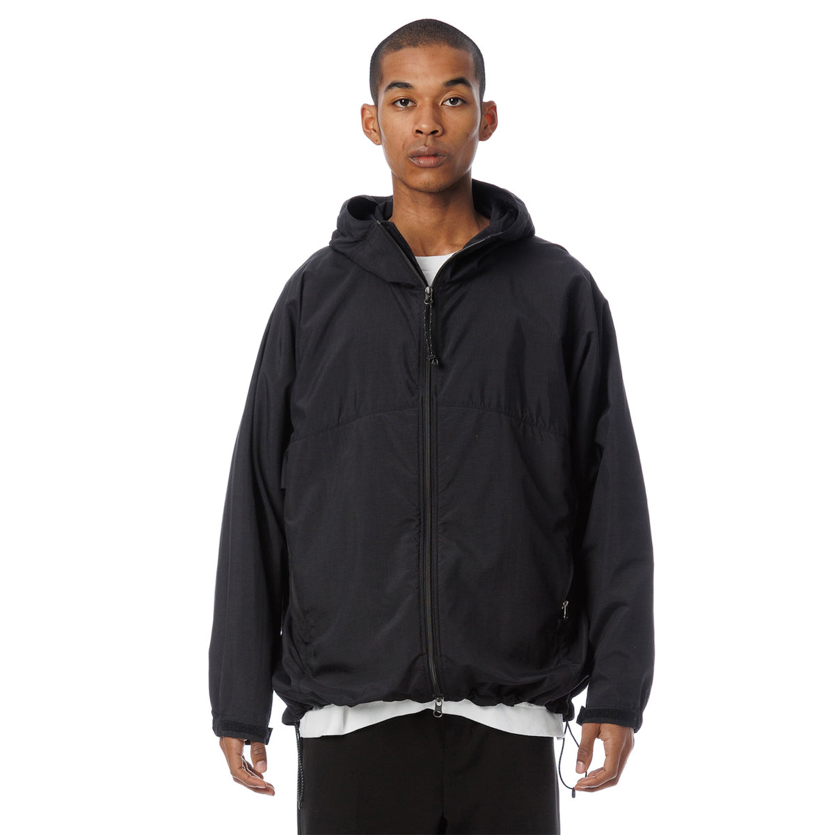 Supplex(R) Nylon Hooded Track Jacket
