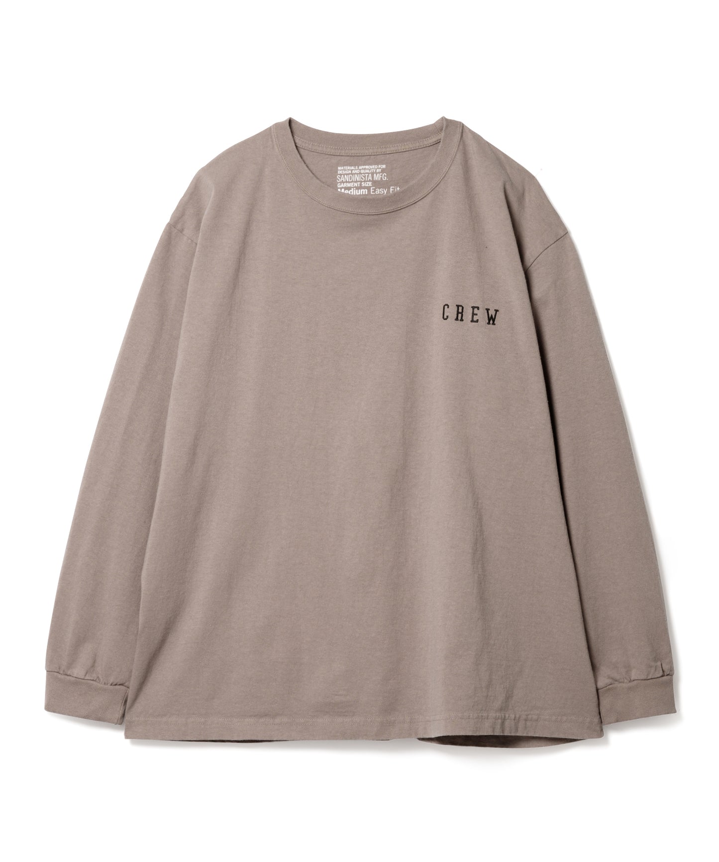 American Cotton "CREW" L-S Tee