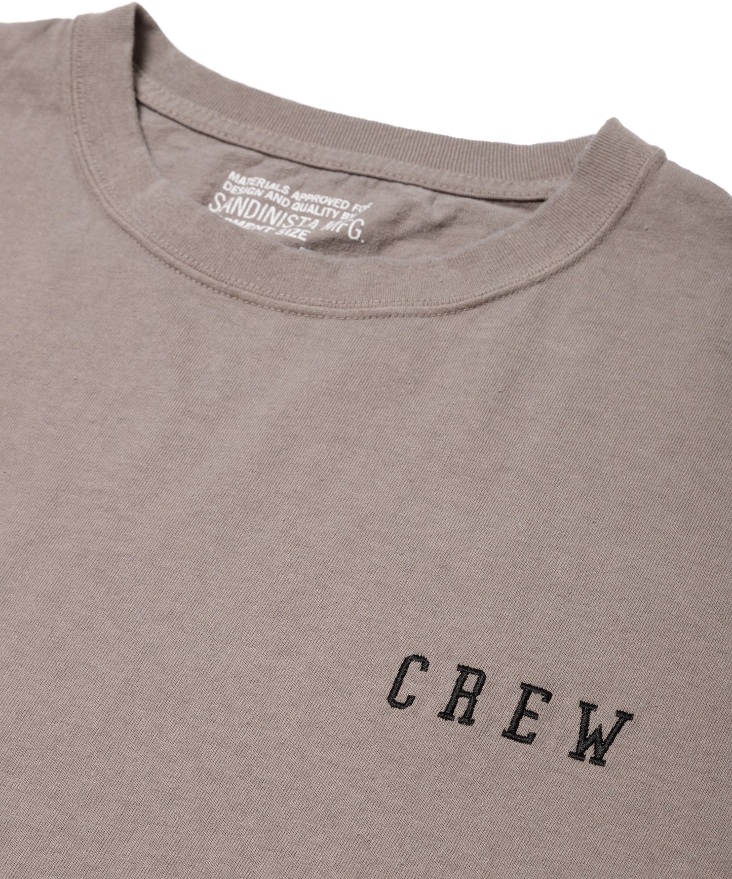 American Cotton "CREW" L-S Tee