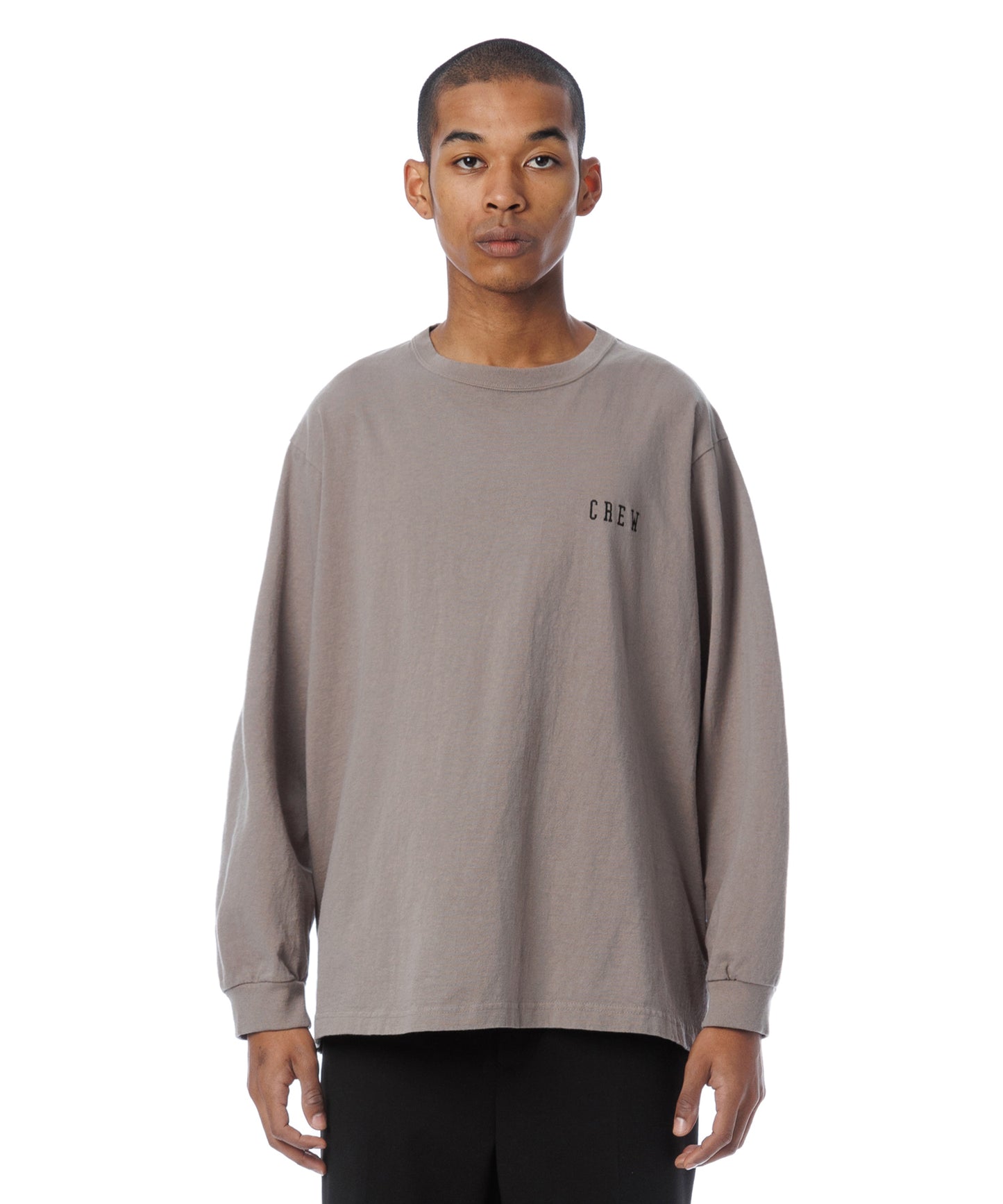 American Cotton "CREW" L-S Tee