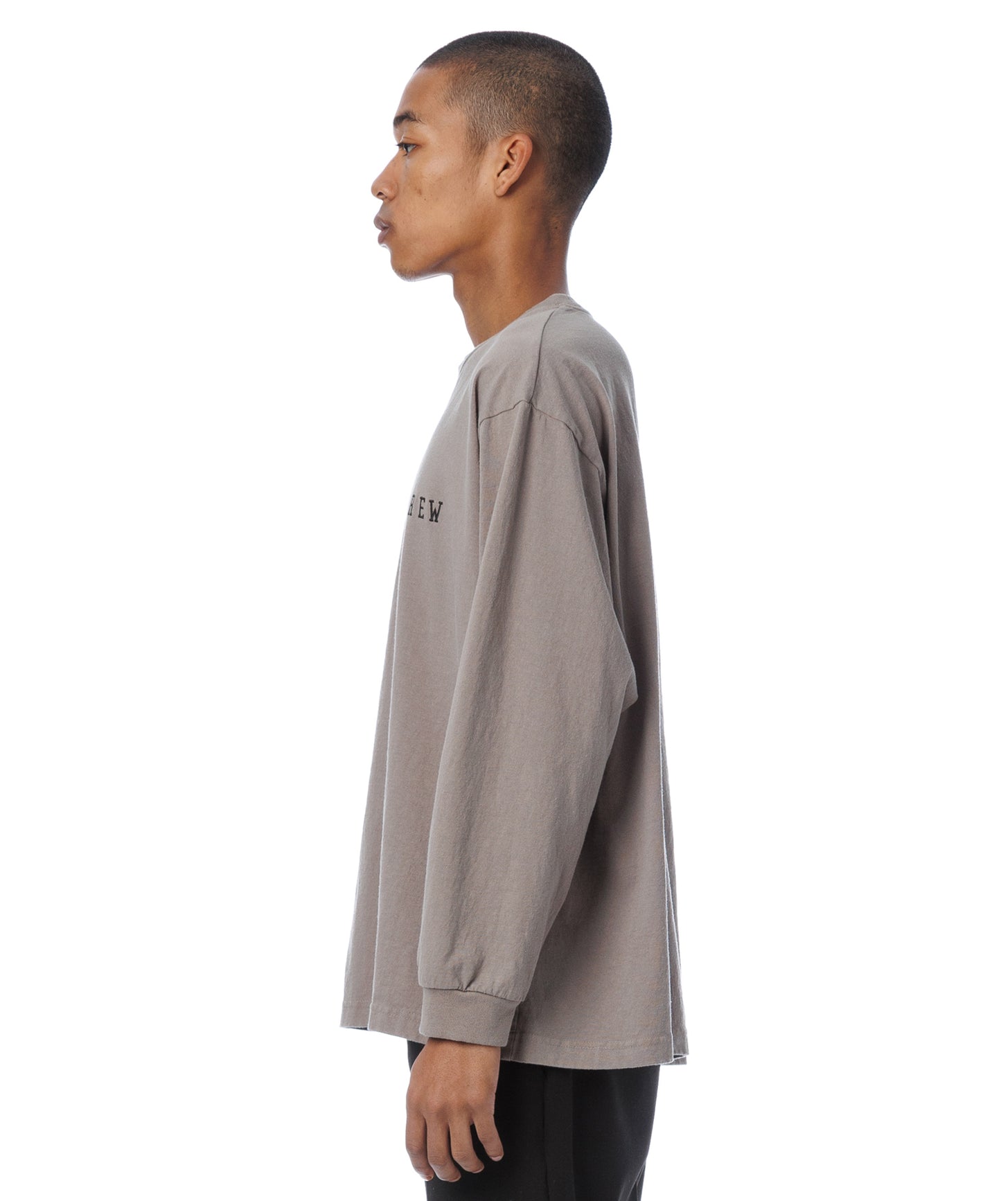 American Cotton "CREW" L-S Tee