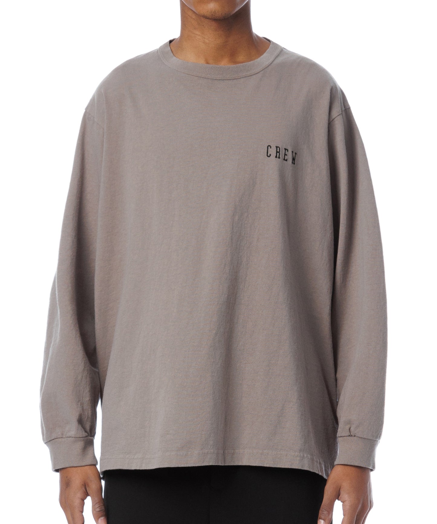 American Cotton "CREW" L-S Tee