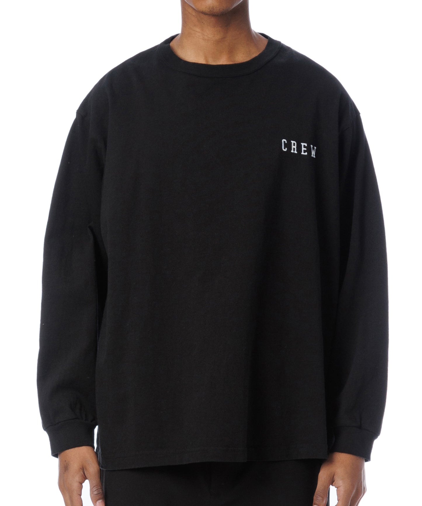 American Cotton "CREW" L-S Tee