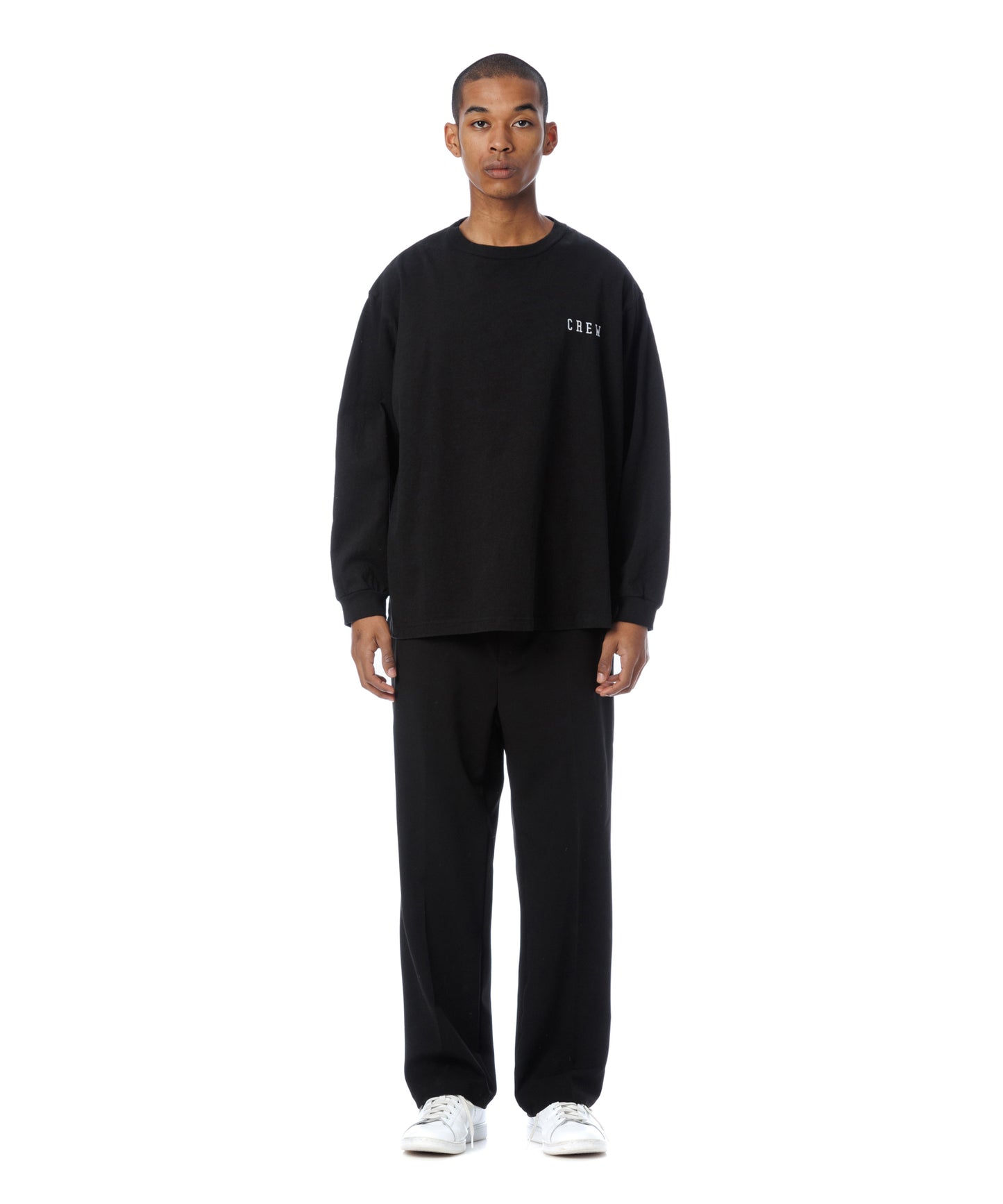 American Cotton "CREW" L-S Tee