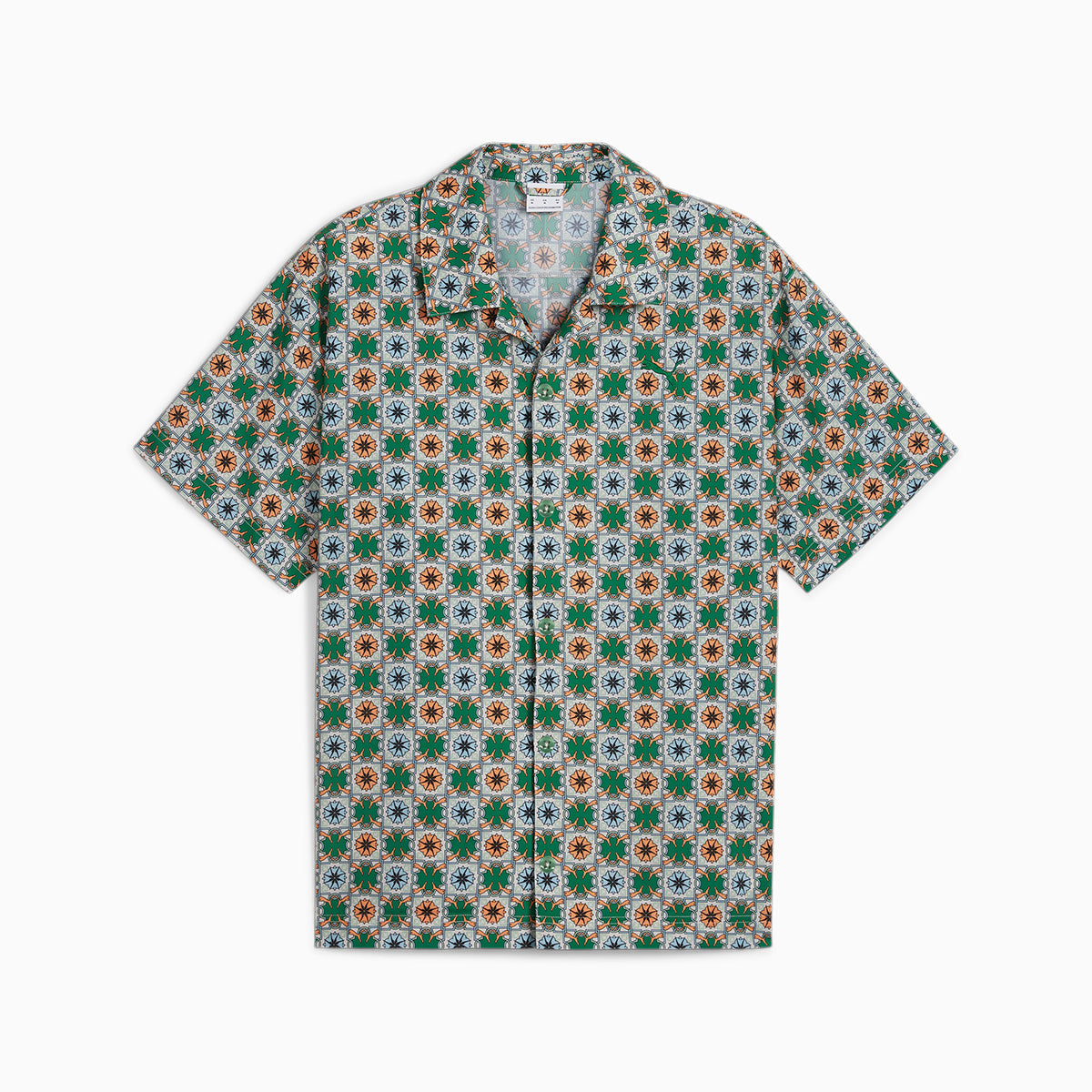CLASSICS NEW PREP AOP WOVEN S/S POLO SHIRT