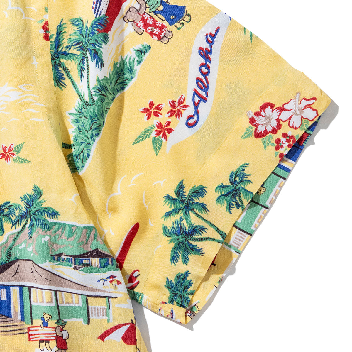 CLASSIC FIT RAYON CAMP SHIRT