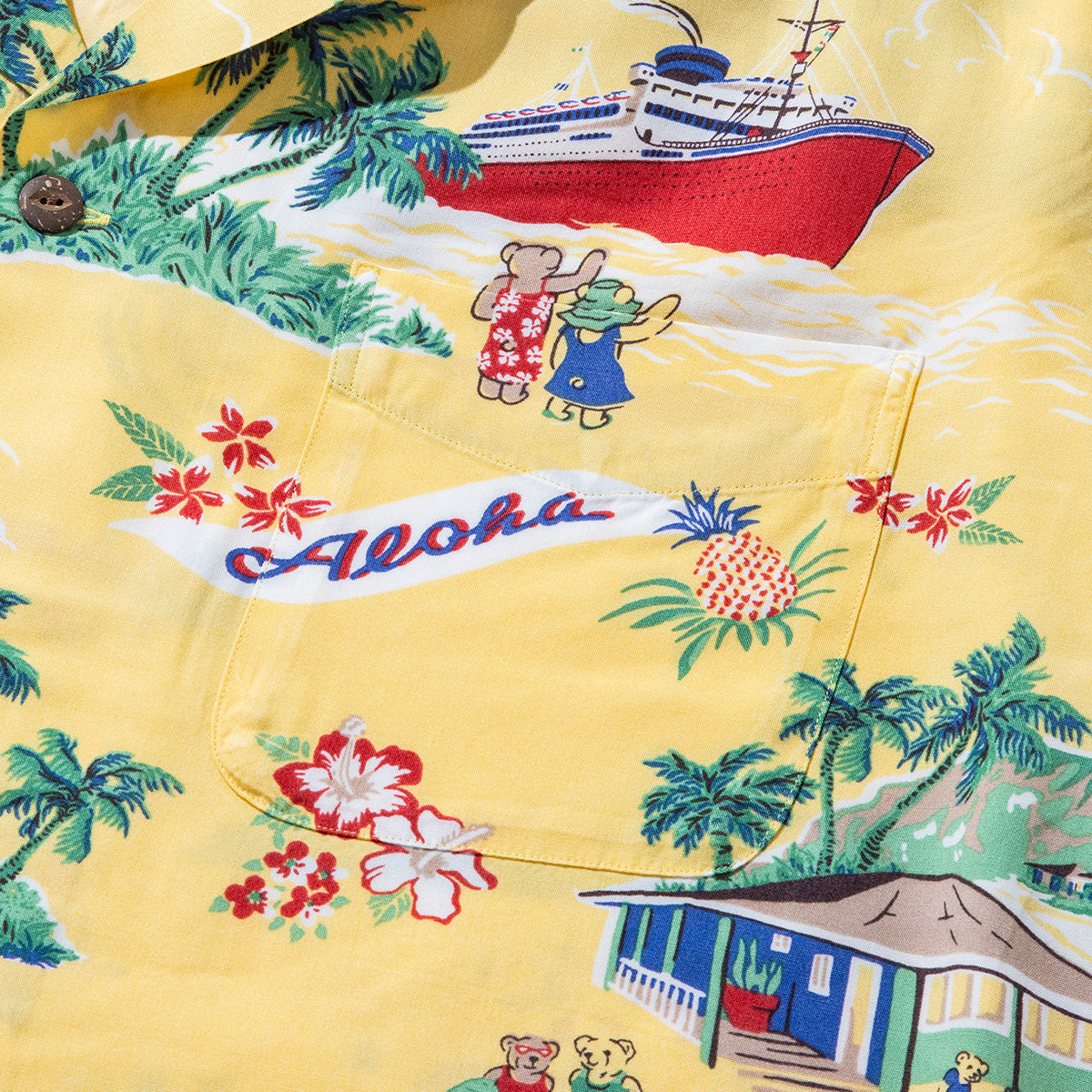 CLASSIC FIT RAYON CAMP SHIRT