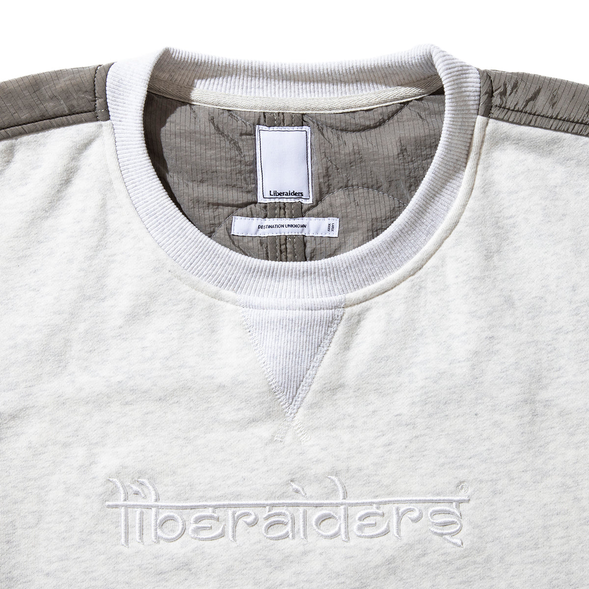 COTTON FLEECE QUILTED CREWNECK III for Kinetics