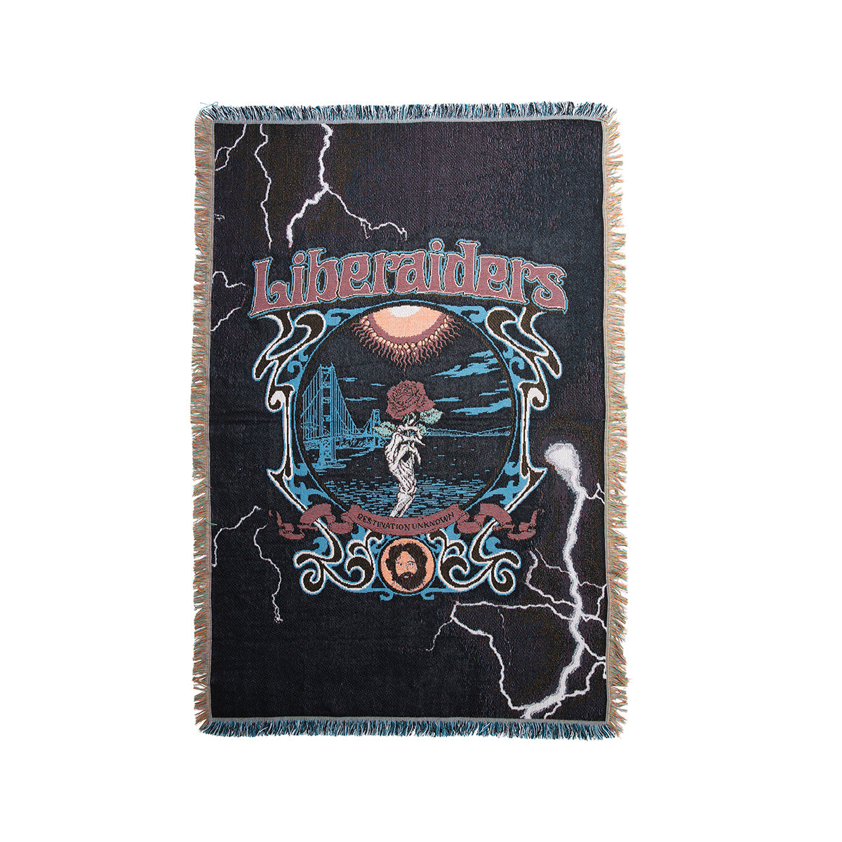 DEAD ROSE THROW BLANKET